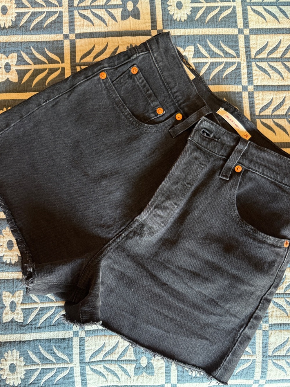 Signature by Levi Strauss Black Denim Jean Shorts